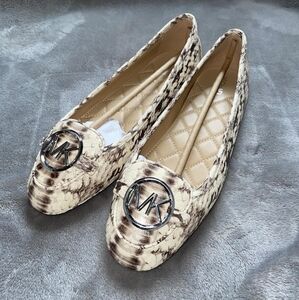 Michael Kors Lillie Moc Leather flats